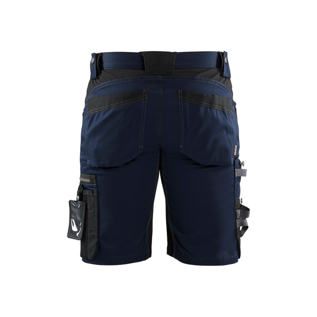 HANTVERKSSHORTS 1798 1860 STRETCH MÖRKMARINBLÅ/SVART C50