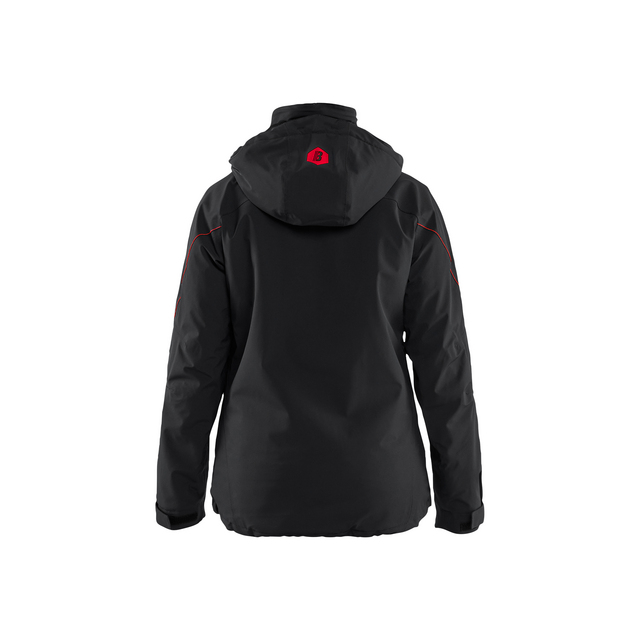 FUNKTIONSJACKA 4408 1917 DAM LÄTTFODRAD SVART/RÖD L