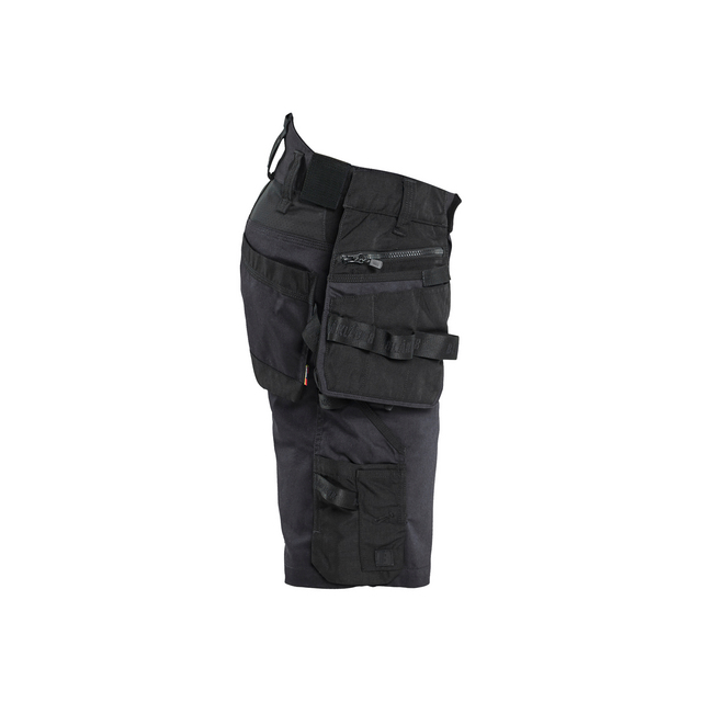 HANTVERKSSHORTS MED STRETCH SVART/SVART C46