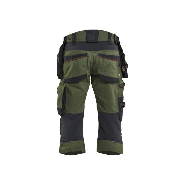 PIRATBYXA MED STRETCH SKOGSGRÖN/ROST C58