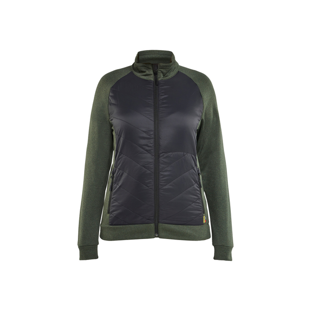 HYBRIDTRÖJA DAM HÖSTGRÖN/SVART M