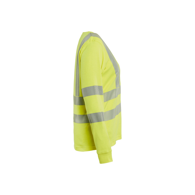 T-SHIRT LÅNGÄRMAD MULTINORM DAM VARSELGUL XXXL