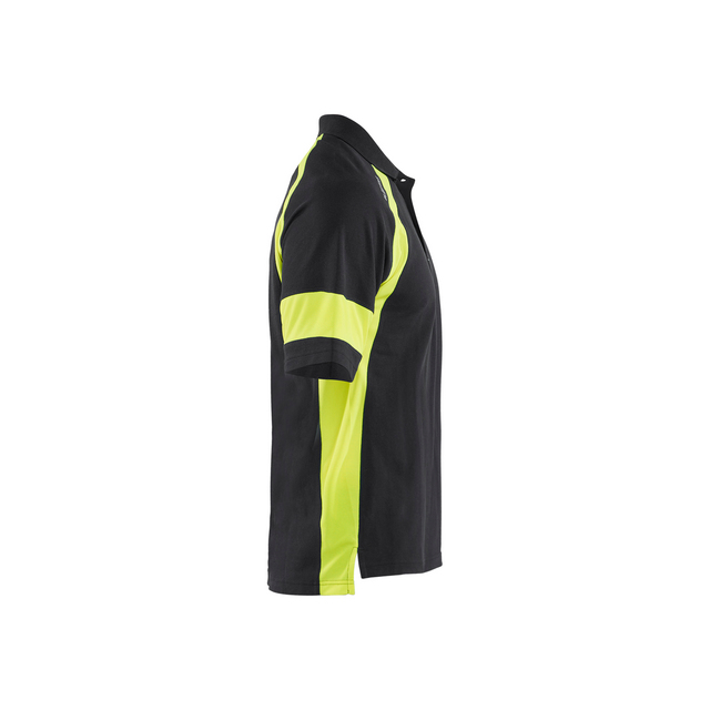 PIKETRÖJA MED VARSEL SVART/VARSELGUL 4XL