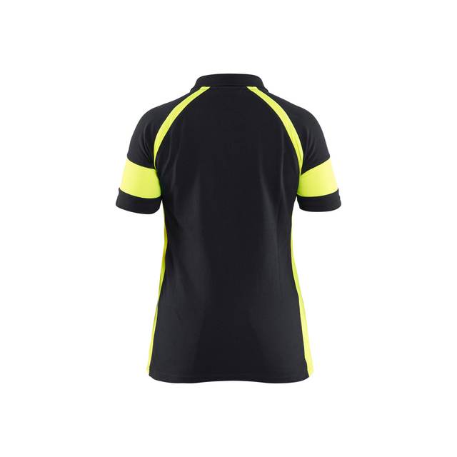 PIKETRÖJA MED VARSEL DAM SVART/VARSELGUL XL