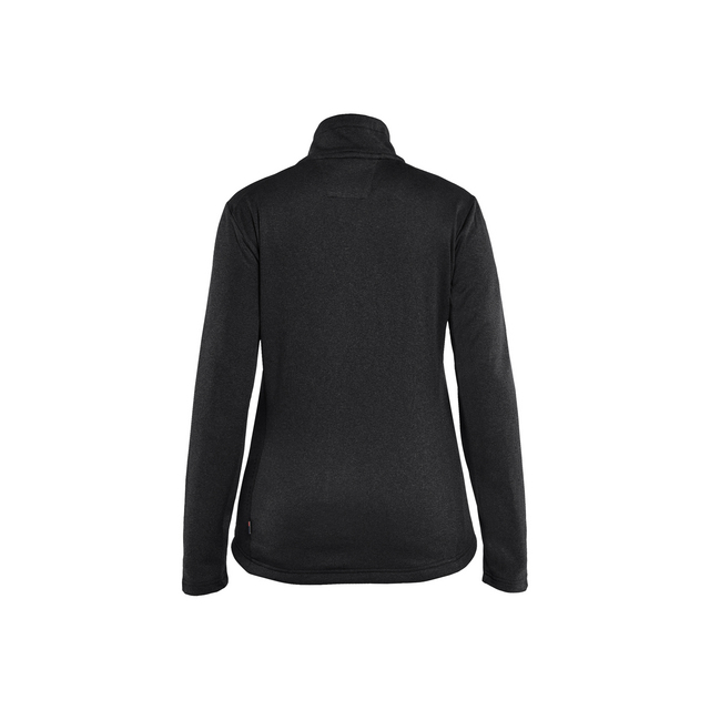 TRÖJA FULL ZIP DAM SVART XXL