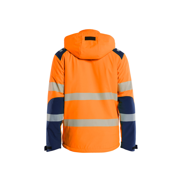 SOFTSHELLJACKA VARSEL LÄTTFODR VINTER VORANGE/MBLÅ XXL
