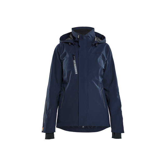 SKALJACKA STRETCH DAM MÖRK MARINBLÅ/SVART XXL