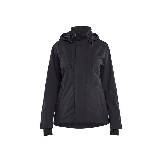 SKALJACKA STRETCH DAM SVART/SVART XXXL