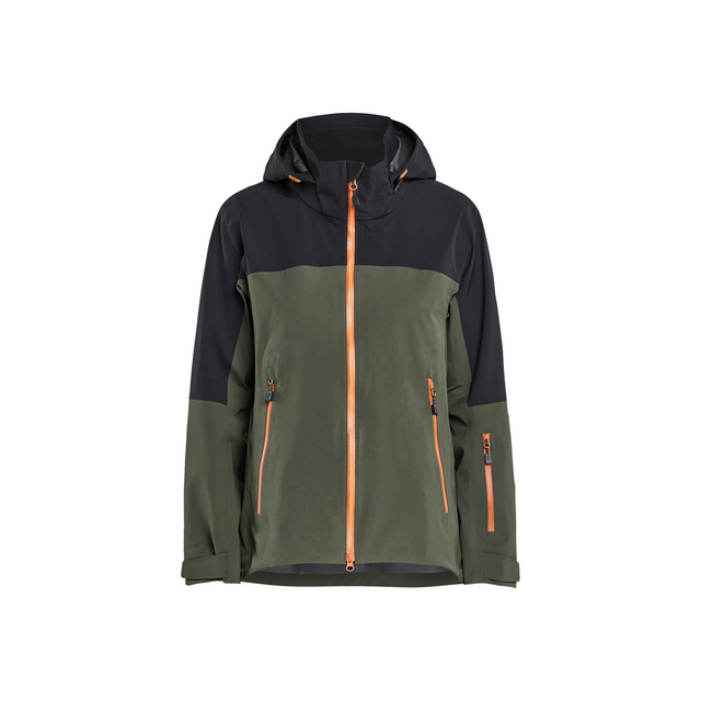 SKALJACKA STRETCH DAM SKOGSGRÖN/ROST XXL