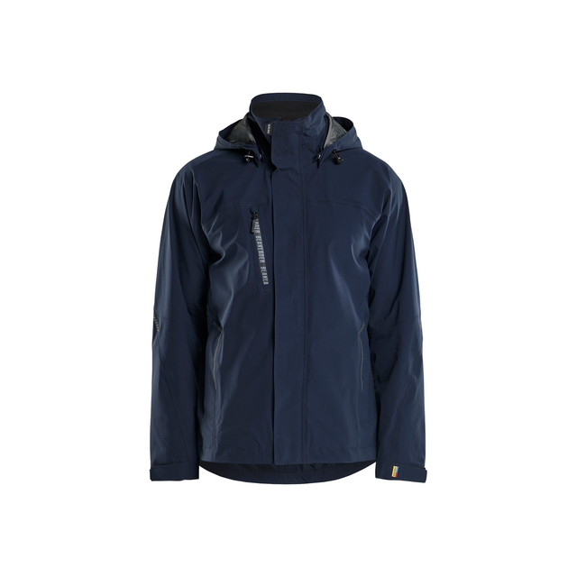 SKALJACKA STRETCH MÖRK MARINBLÅ/SVART S