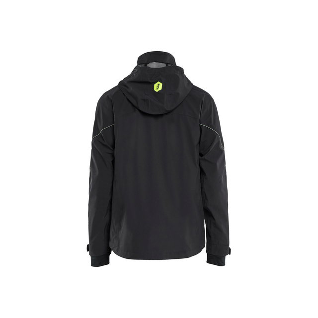 SKALJACKA STRETCH SVART/VARSELGUL XXXL