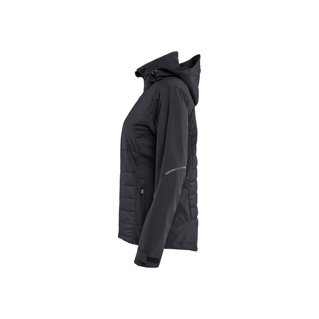 HYBRIDJACKA DAM SVART/SVART S