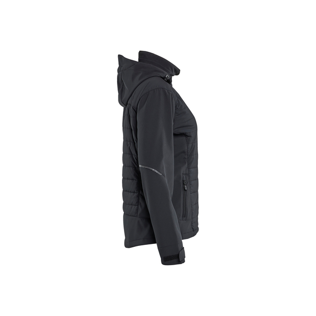 HYBRIDJACKA DAM SVART/SVART S