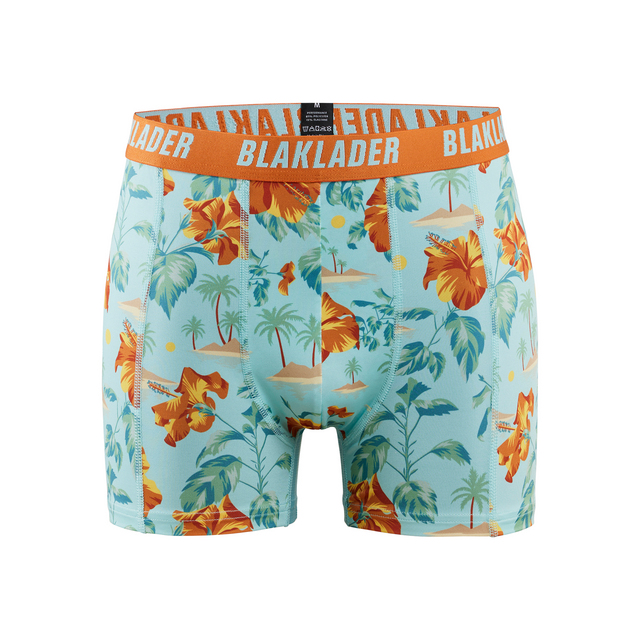 BOXERKALSONGER 1886 1079 2-PACK LJUSBLÅ/BLÅGRÖN XXL