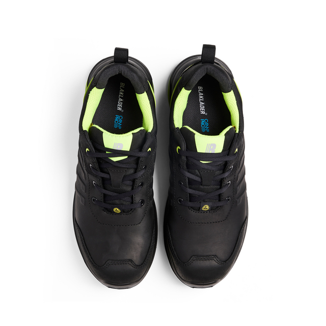 SKYDDSSKO 2412 0000 SPRINTER SVART/LIMEGRÖN 42