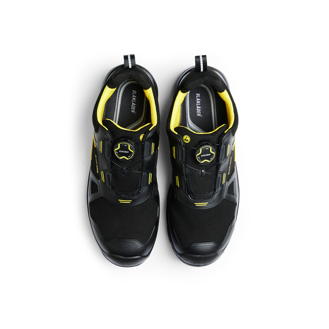 SKYDDSKO 2471 0000 SVART/GUL 41