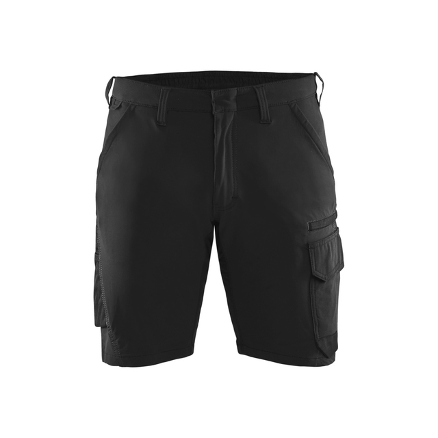 SERVICESHORTS 1423 1645 4VÄGS STRECH SVART/MÖRKGRÅ C56