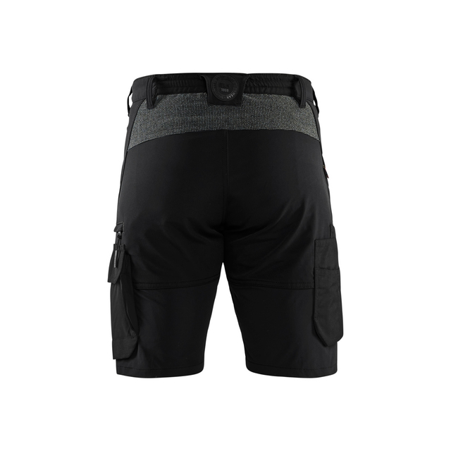SERVICESHORTS 1423 1645 4VÄGS STRECH SVART/MÖRKGRÅ C56