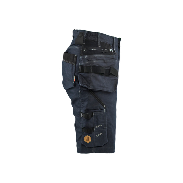 HANTVERKSSHORTS 7992 1141 STRE X1900 DAM BLÅ/SVART C34