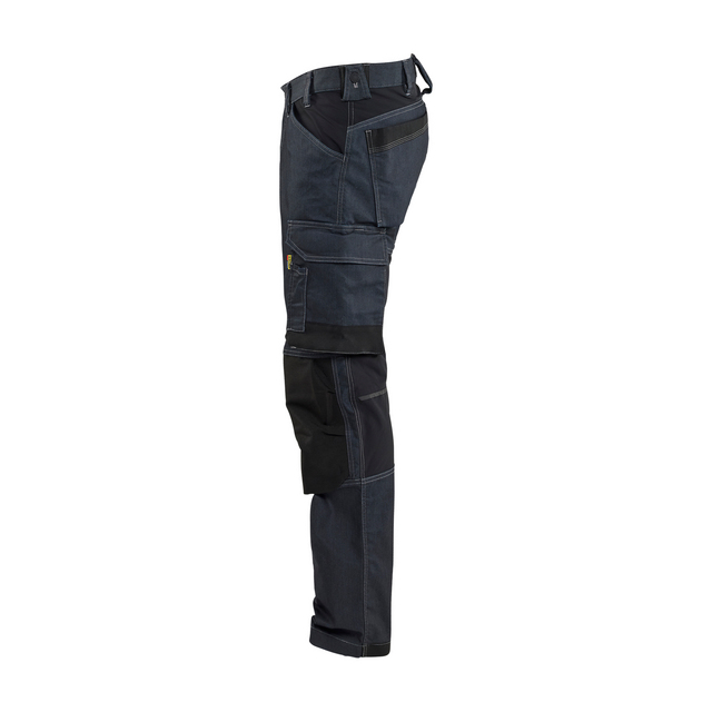 HANTVERKSBYXA 1751 1141 STRETCH MARINBLÅ/SVART C46