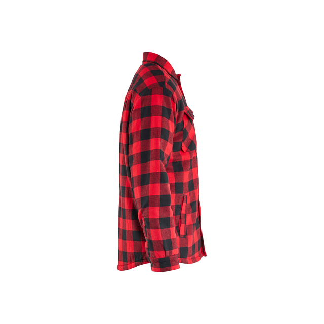 FLANELLSKJORTA 4704 1168 PILEFODRAD RÖD/SVART XXXL