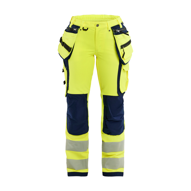 VARSELBYXA 7197 1642 4-VÄGS STRETCH DAM VARSELGUL/BLÅ C36