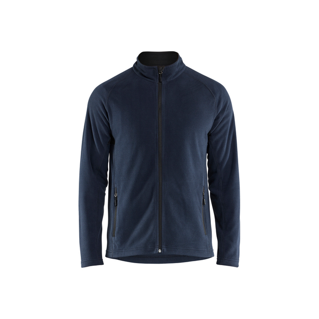 MICROFLEECEJACKA 4721 1010 MÖRK MARINBLÅ 5XL