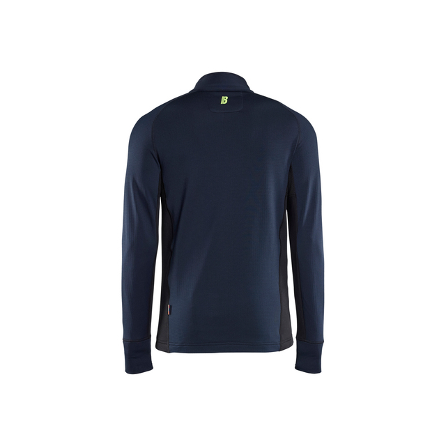 FLEECEJACKA 4735 2539 STRIKER MÖRK MARINBLÅ/VARSELGUL XXXL