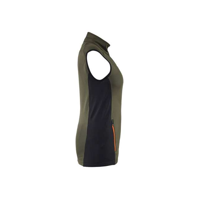 FLEECEVÄST 4746 2539 STRIKER DAM SKOGSGRÖN/ROST S