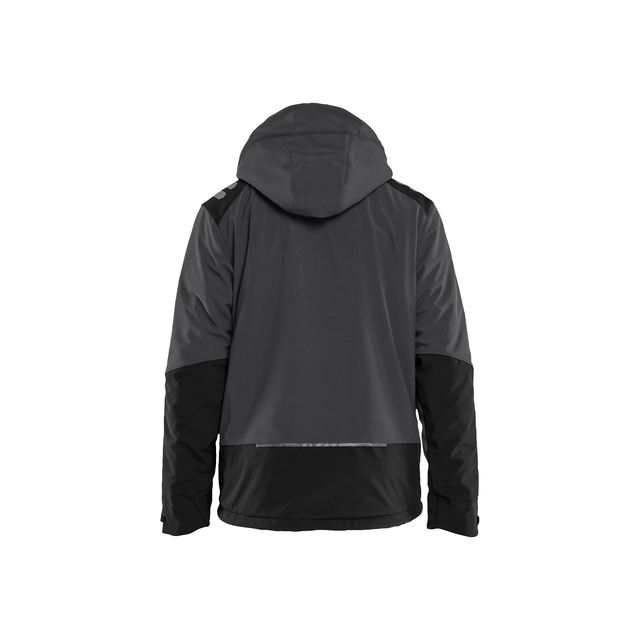 VINTERJACKA 47502513 SOFTSHELL LÄTTFODRAD MÖRKGRÅ/SVART 4XL
