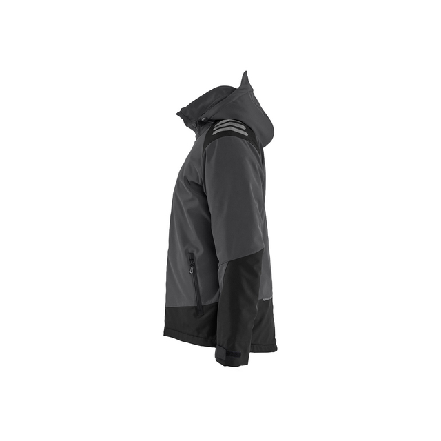 VINTERJACKA 47502513 SOFTSHELL LÄTTFODRAD MÖRKGRÅ/SVART 4XL