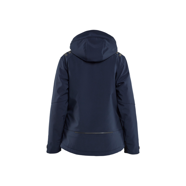 VINTERJACKA 47512513 SOFTSHELL LÄTTFODRAD DAM BLÅ/VGUL XXXL