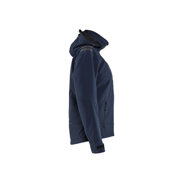 VINTERJACKA 47512513 SOFTSHELL LÄTTFODRAD DAM BLÅ/VGUL XXXL