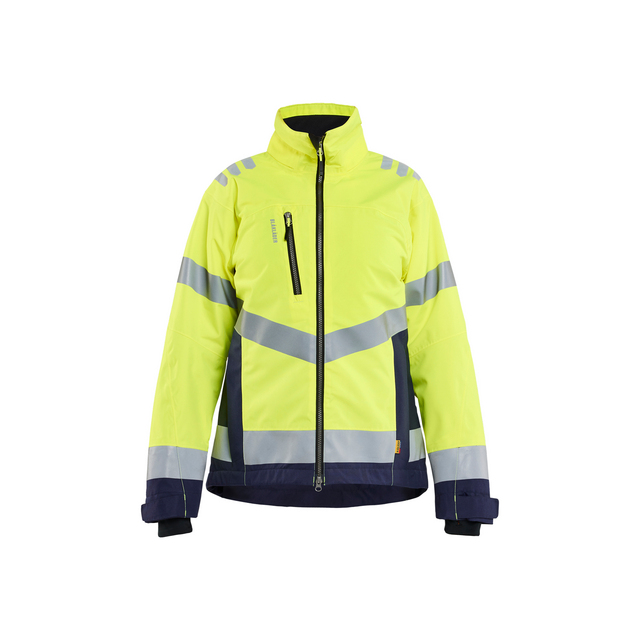 VINTERJACKA 4762 1977 DAM LÄTT FODRAD VARSEL VGUL/BLÅ XXXL