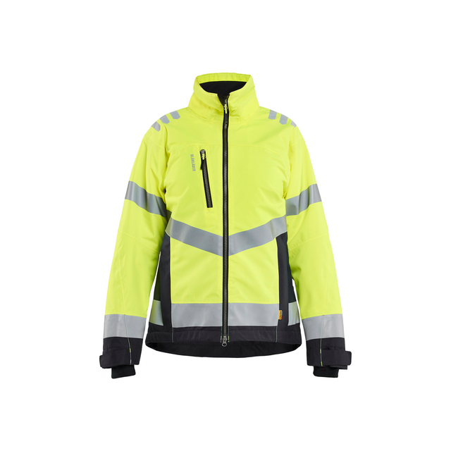 VINTERJACKA 4762 1977 DAM LÄTT FODRAD VARSEL VGUL/SVART XXXL