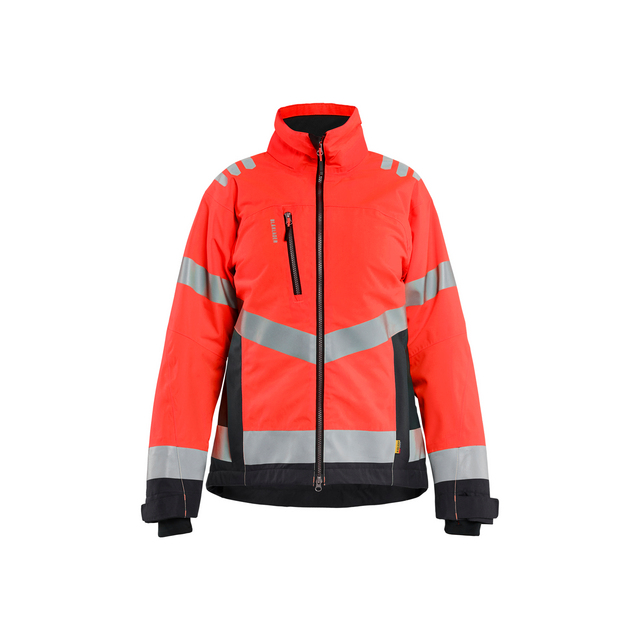 VINTERJACKA 4762 1977 DAM LÄTT FODRAD VARSEL VRÖD/SVART XXXL