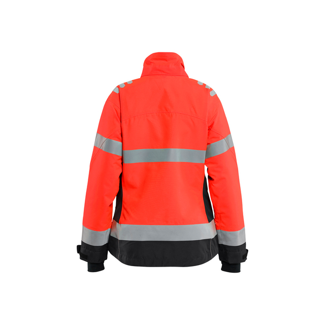 VINTERJACKA 4762 1977 DAM LÄTT FODRAD VARSEL VRÖD/SVART XXXL