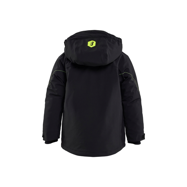 VINTERJACKA 52101917 BARN LÄTT FODRAD SVART/VARSELGUL 110/116