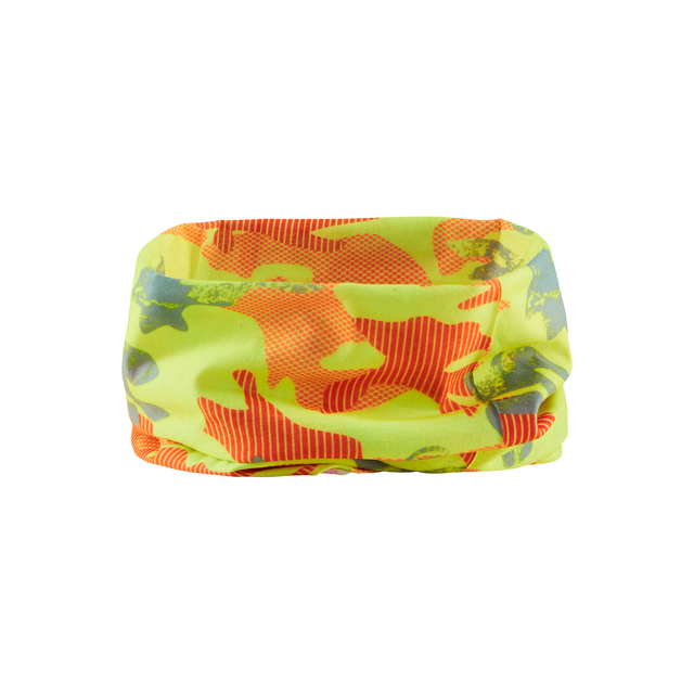 TUBHALSDUK 9230 1049 CAMO VARSELGUL/GRÅ ONESIZE