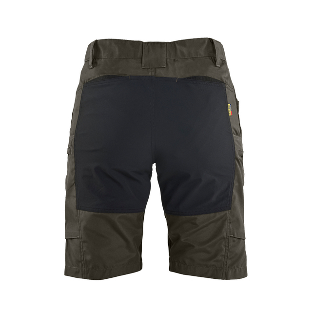SERVICESHORTS 71491845 STRETCH DAM MÖRK OLIVGRÖN/SVART C50