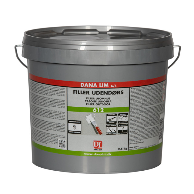 LAGNINGSMASSA FILLER UTOMHUS 612 2,5KG | Beijerbygg Byggmaterial