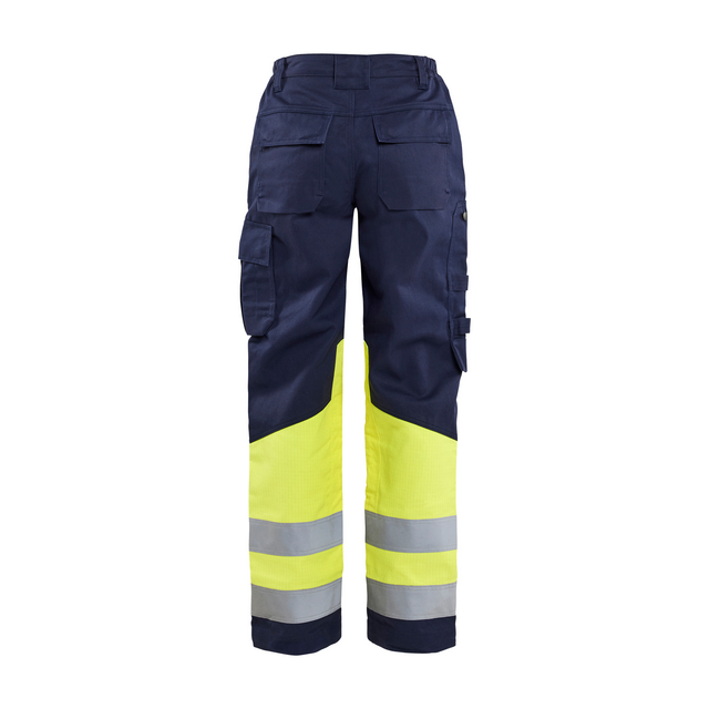 BYXA MULTINORM 7181 1514 DAM MARINBLÅ/VARSELGUL D22