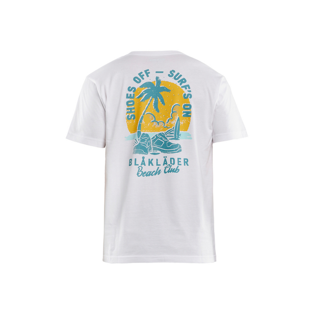 T-SHIRT BLÅKLÄDER BEACH CLUB VIT L