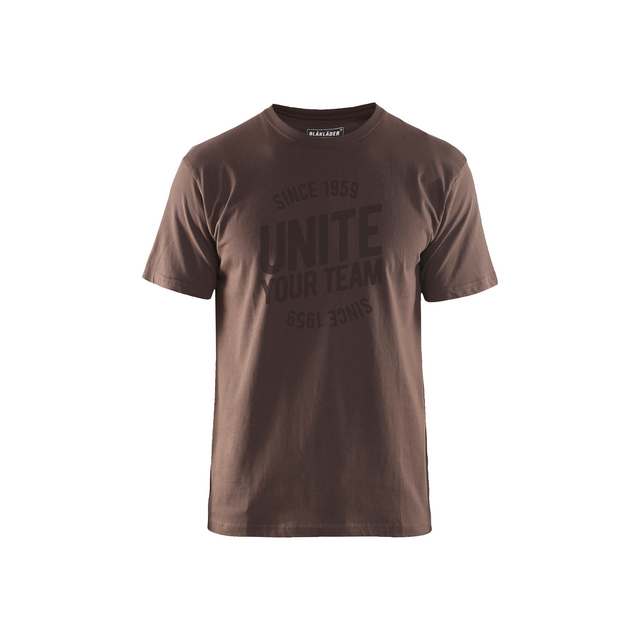 T-SHIRT LIMITED UNITE 9197 1 042 BRUN/SVART XXL