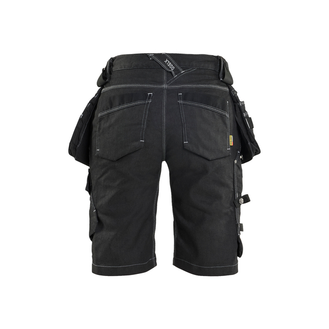 HANTVERKSSHORTS 7992 1141 STRETCH X1900 DAM SVART C38