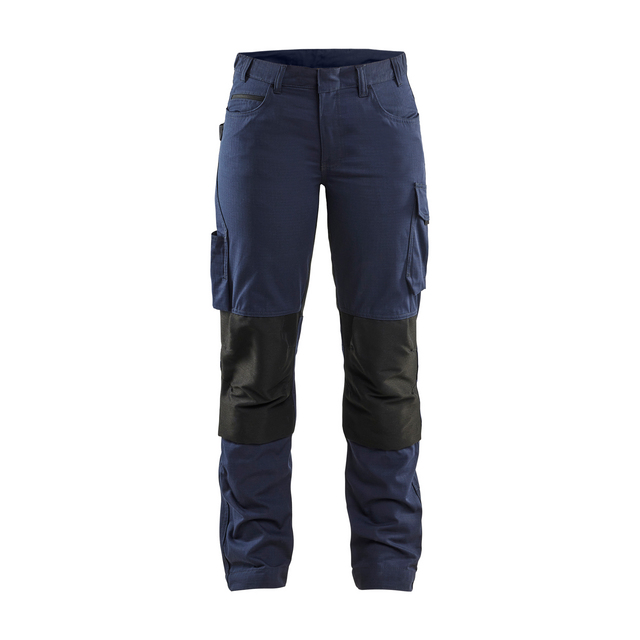 SERVICEBYXA 7195 1330 STRETCH DAM MÖRK MARINBLÅ/SVART D25