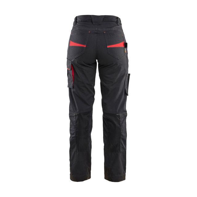 SERVICEBYXA 7195 1330 STRETCH DAM SVART/RÖD C50