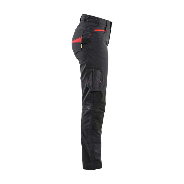 SERVICEBYXA 7195 1330 STRETCH DAM SVART/RÖD C50