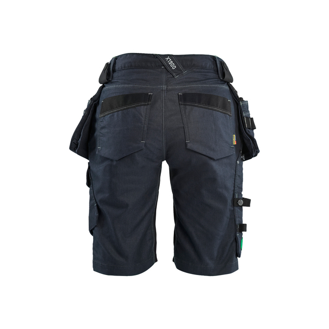 HANTVERKSSHORTS 7992 1141 STRE X1900 DAM BLÅ/SVART C34