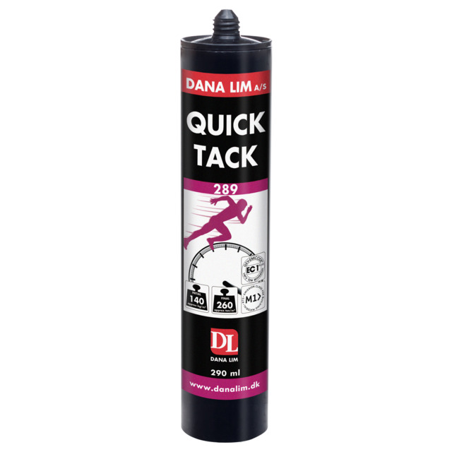 MONTAGELIM QUICK TACK 289 VIT 290ML | Beijerbygg Byggmaterial